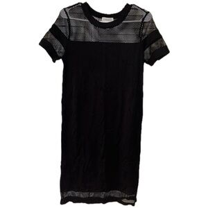 Forever 21 Black Mesh Mini Dress